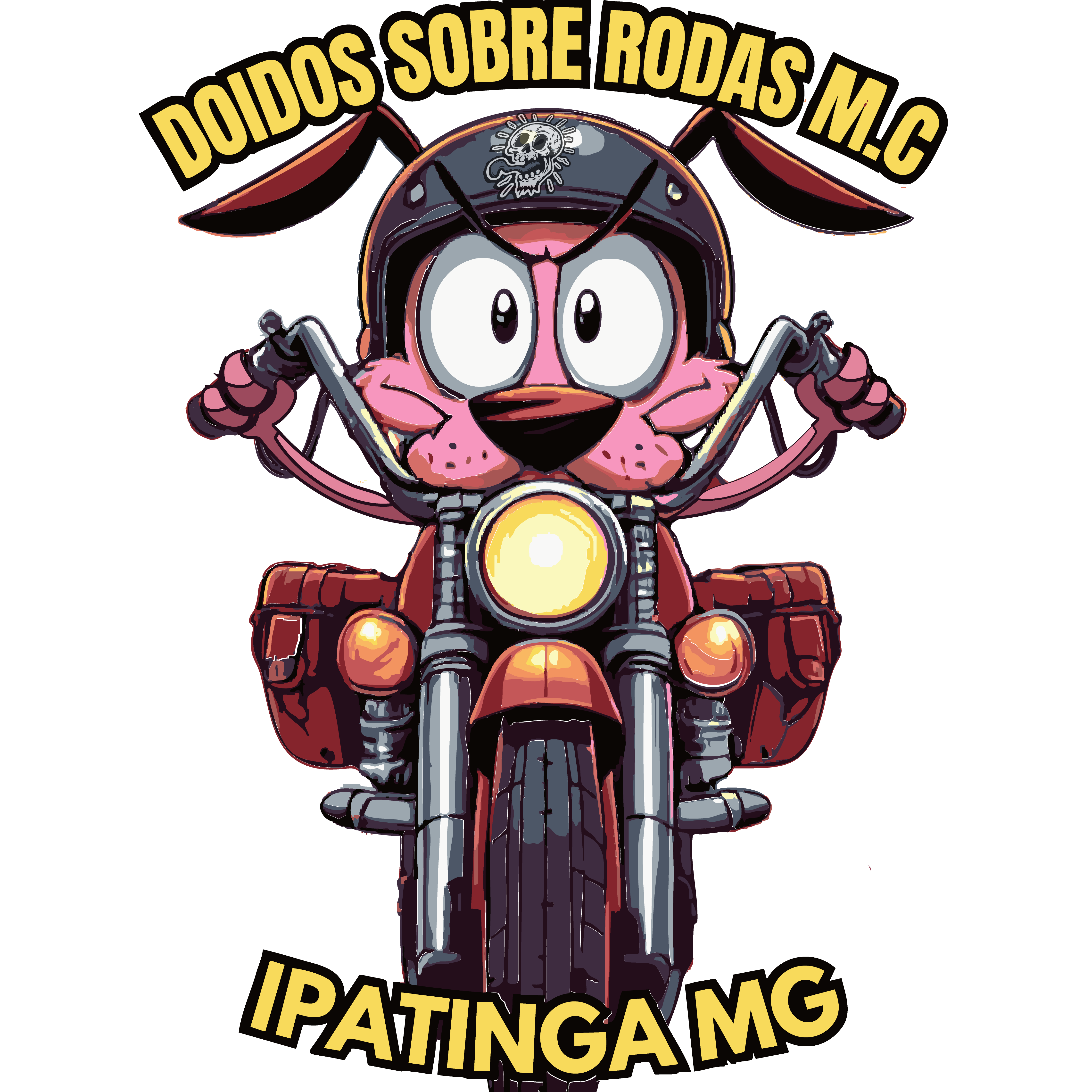 Logo Doidos Sobre Rodas MC